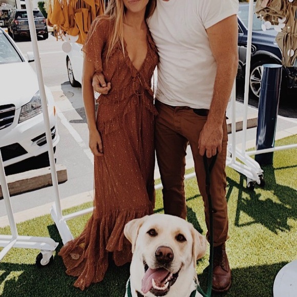 ✨SOLD✨ DÔEN antoinette silk dress warm autumnal tamarillo paisley S - Picture 3 of 16